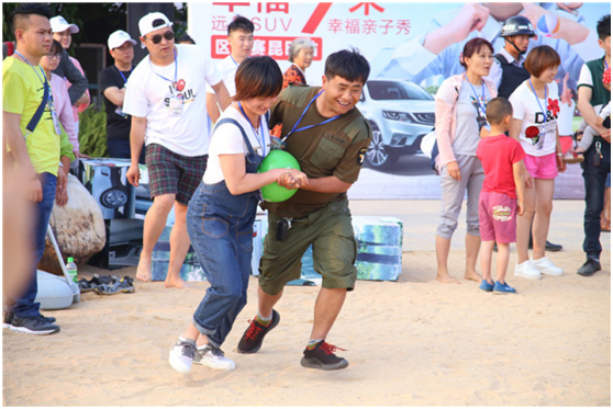 远景suv湖泉沙滩公园亲子秀圆满谢幕